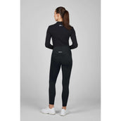Eskadron Leggings da Equitazione Dynamics Flex Core Full Grip Nero