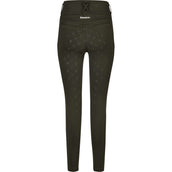 Eskadron Leggings da Equitazione Dynamics Flex Full Grip Olive