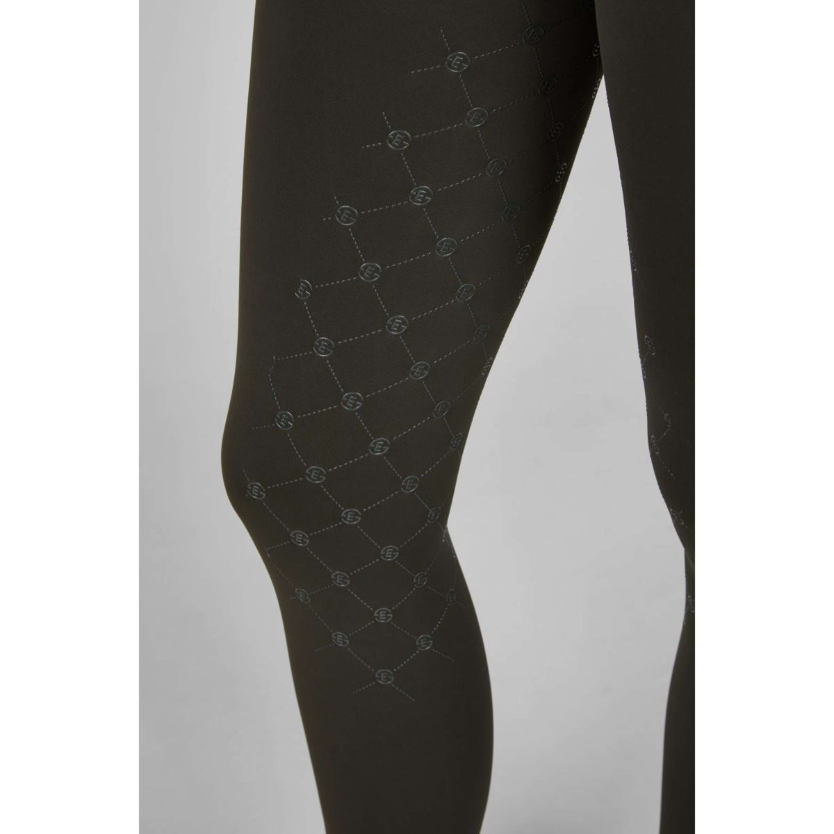 Eskadron Leggings da Equitazione Dynamics Flex Full Grip Olive