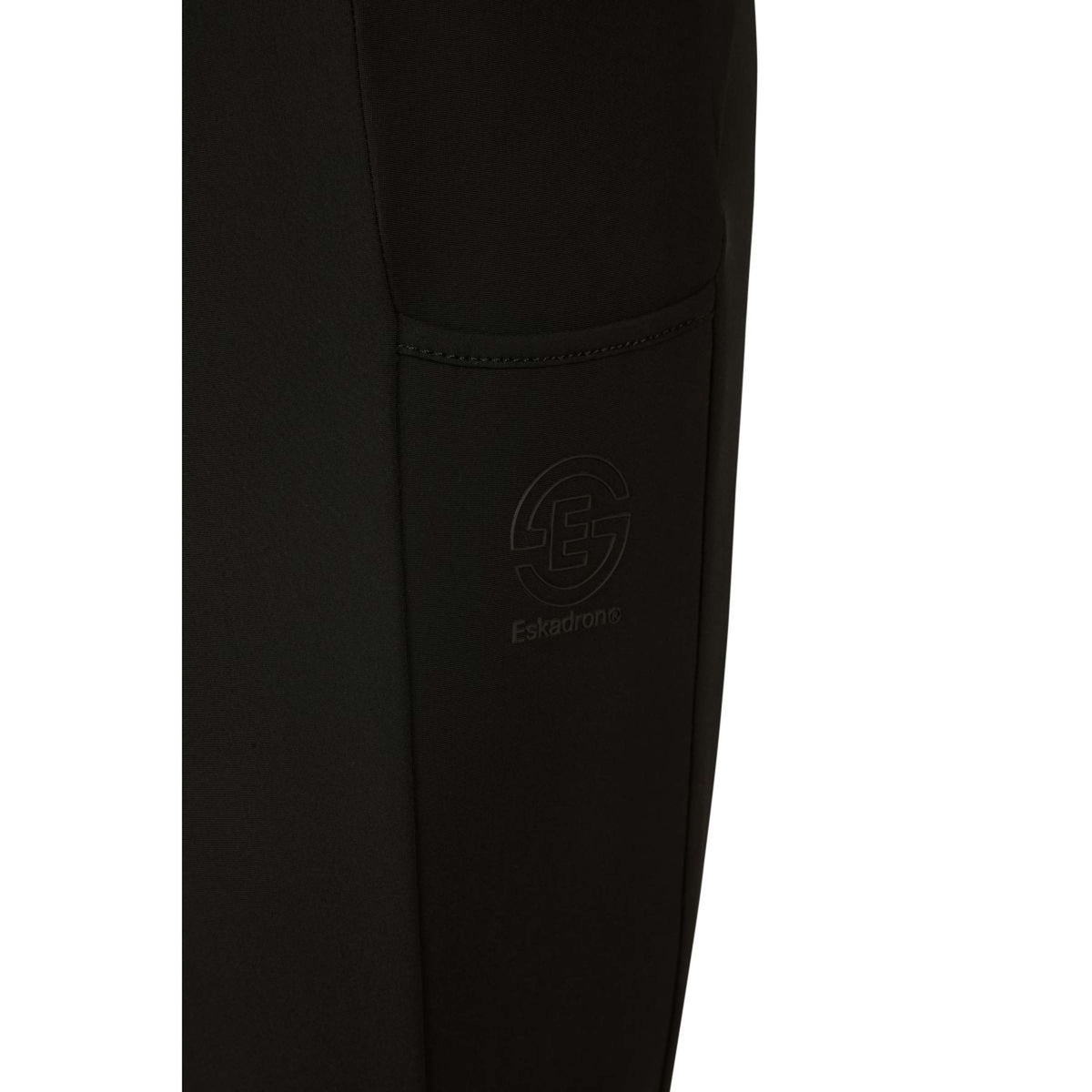 Eskadron Leggings da Equitazione Dynamics Cosy Full Grip Nero