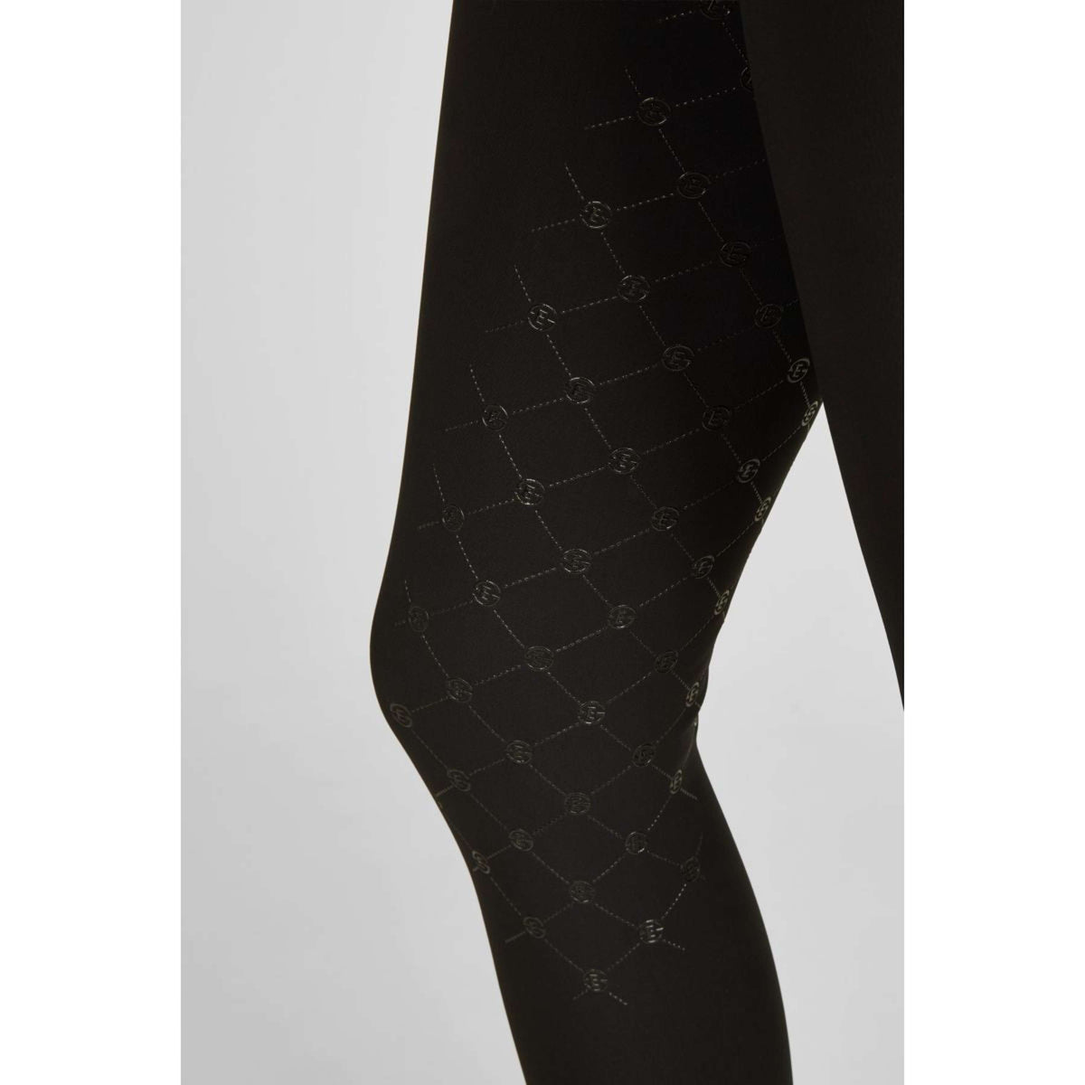 Eskadron Leggings da Equitazione Dynamics Cosy Full Grip Nero