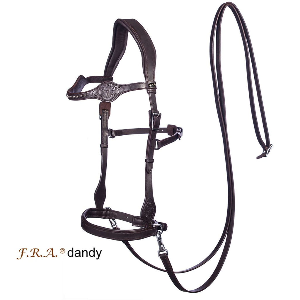 F.R.A. Briglia senza Morso Dandy Side Pull L'Avana