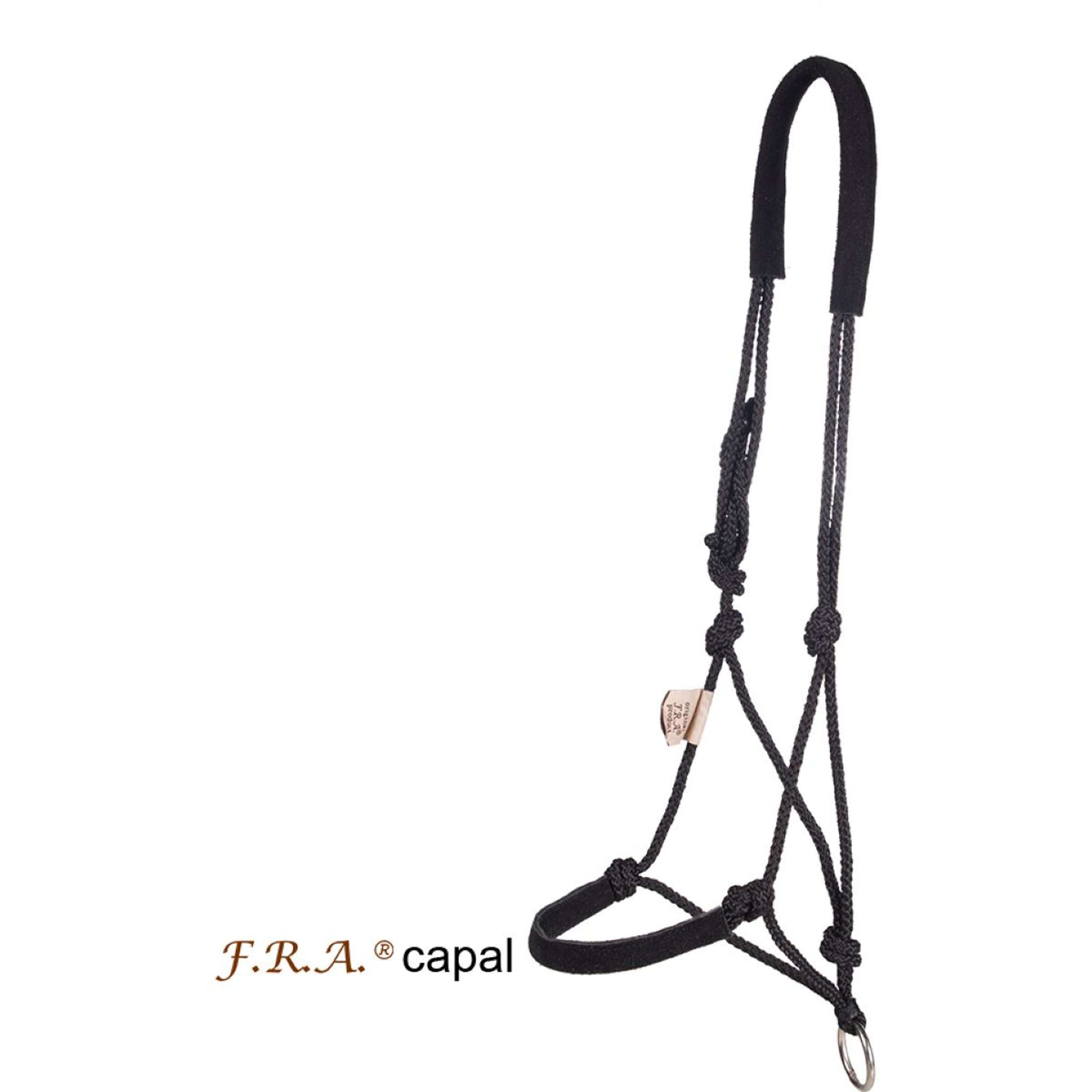 F.R.A. Capestro di addestramento Capal Nubuck Profi Nero F.R.A. Capestro di addestramento Capal Nubuck Profi Nero