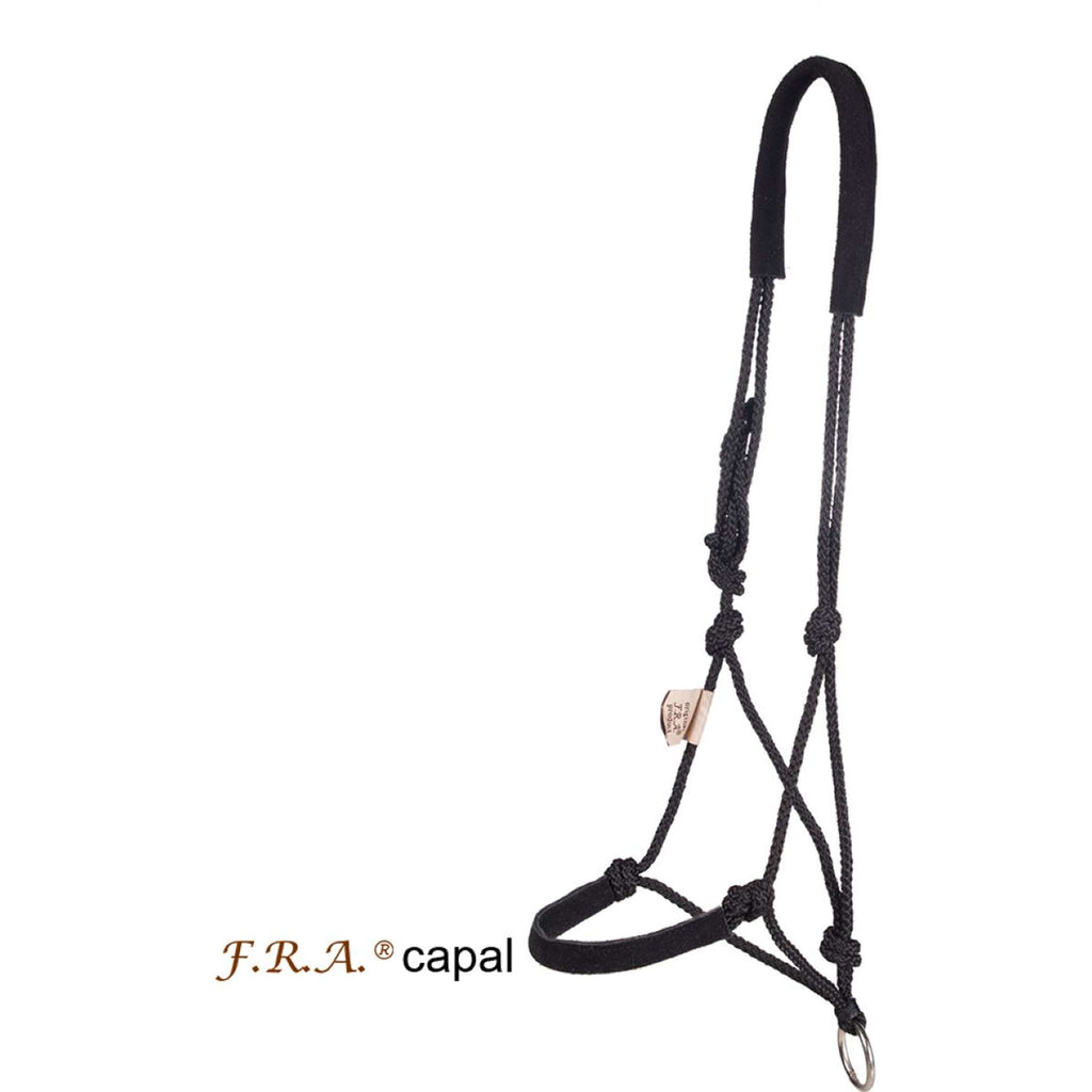 F.R.A. Cavezza in Corda Capal Nubuck Profi Nero