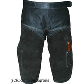 F.R.A. Grembiule da Maniscalco Prof Suède/Canvas Nero