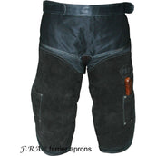 F.R.A. Grembiule da Maniscalco Prof Suède/Canvas Nero