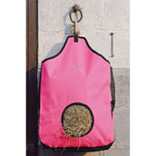 Harry's Horse Borsa per Fieno con Inserto in Rete Rosa