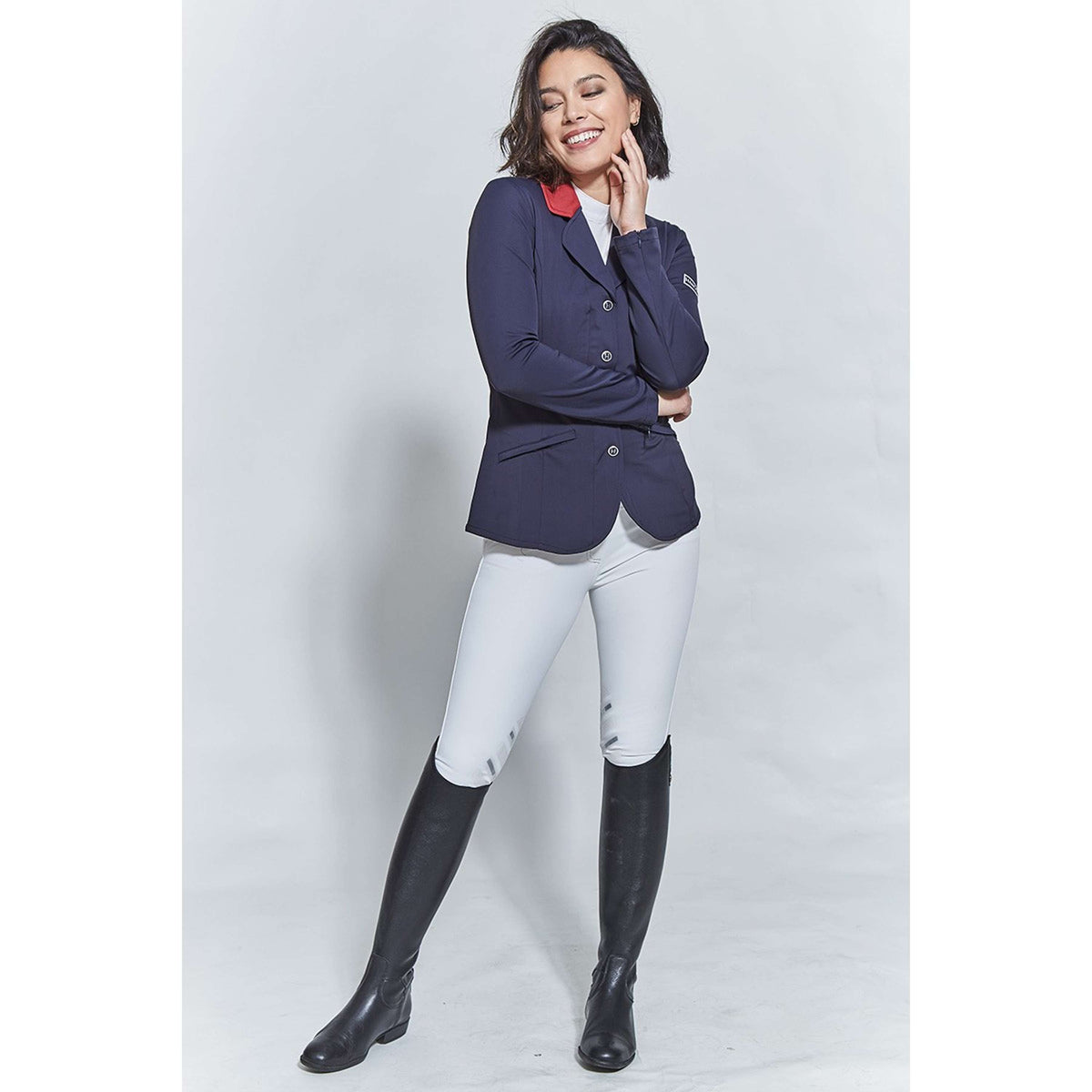 Harcour Giacca da Competizione Frenchteam Donne Navy