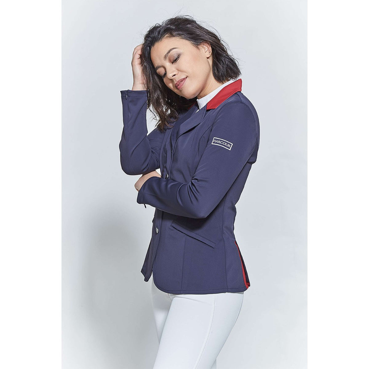 Harcour Giacca da Competizione Frenchteam Donne Navy