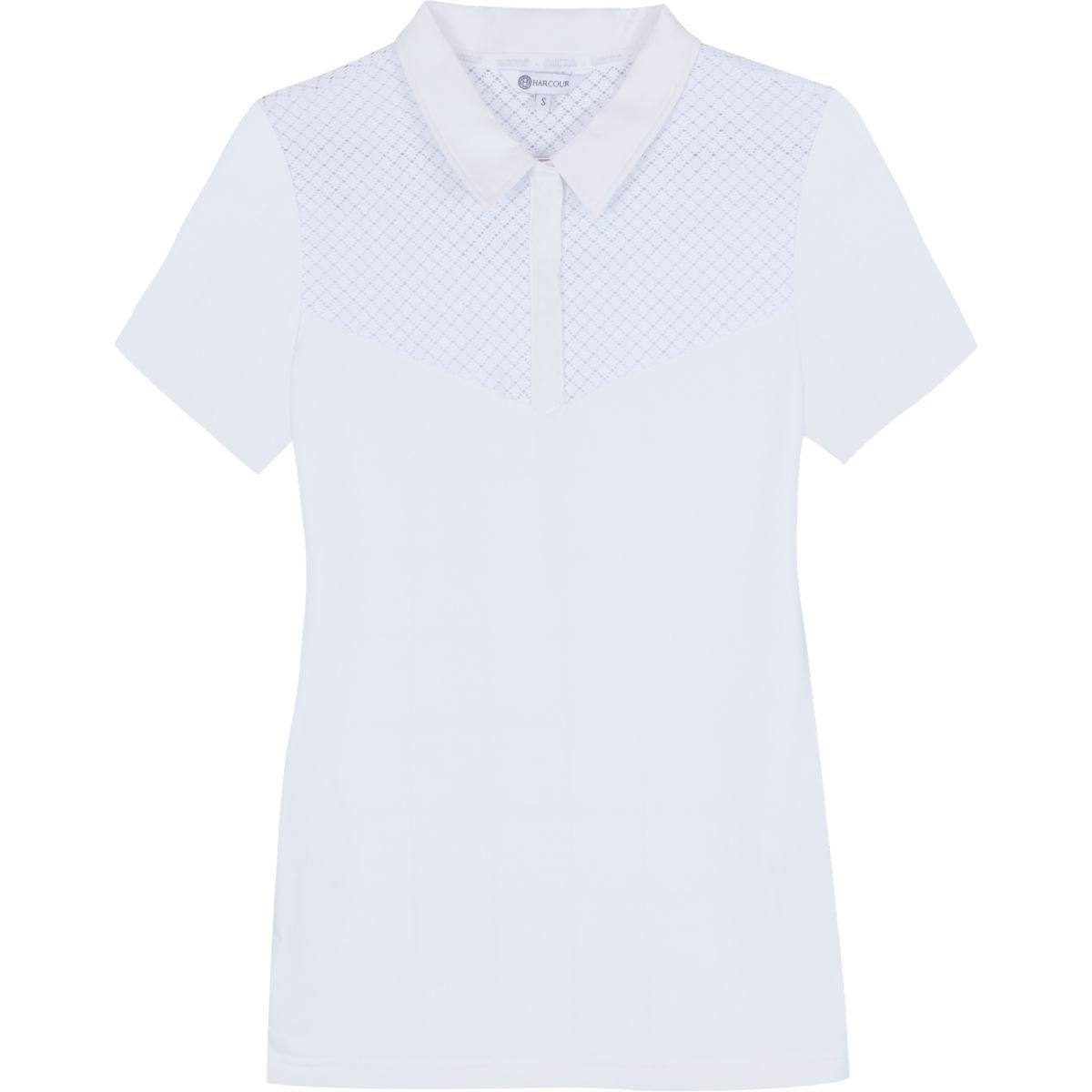 Harcour Poloshirt Pastel Bianco