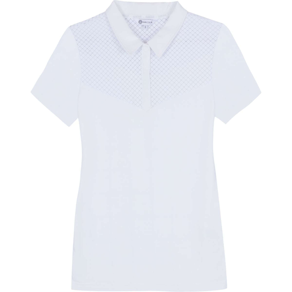 Harcour Poloshirt Pastel Bianco