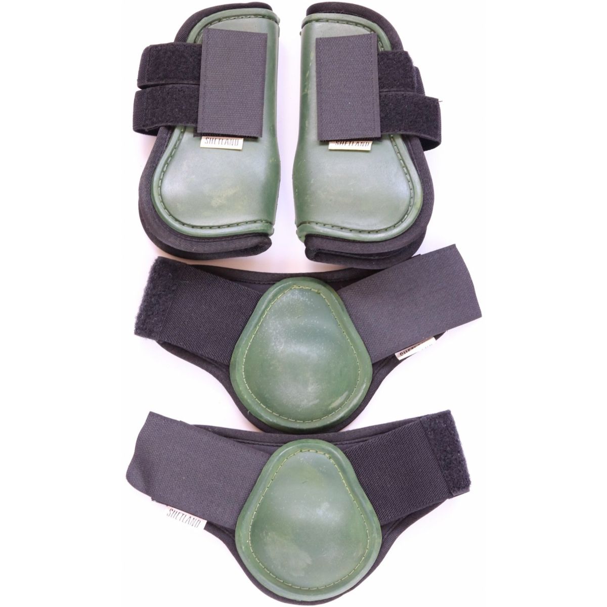 HB Ruitersport Set di Protezioni per Gambe Verde