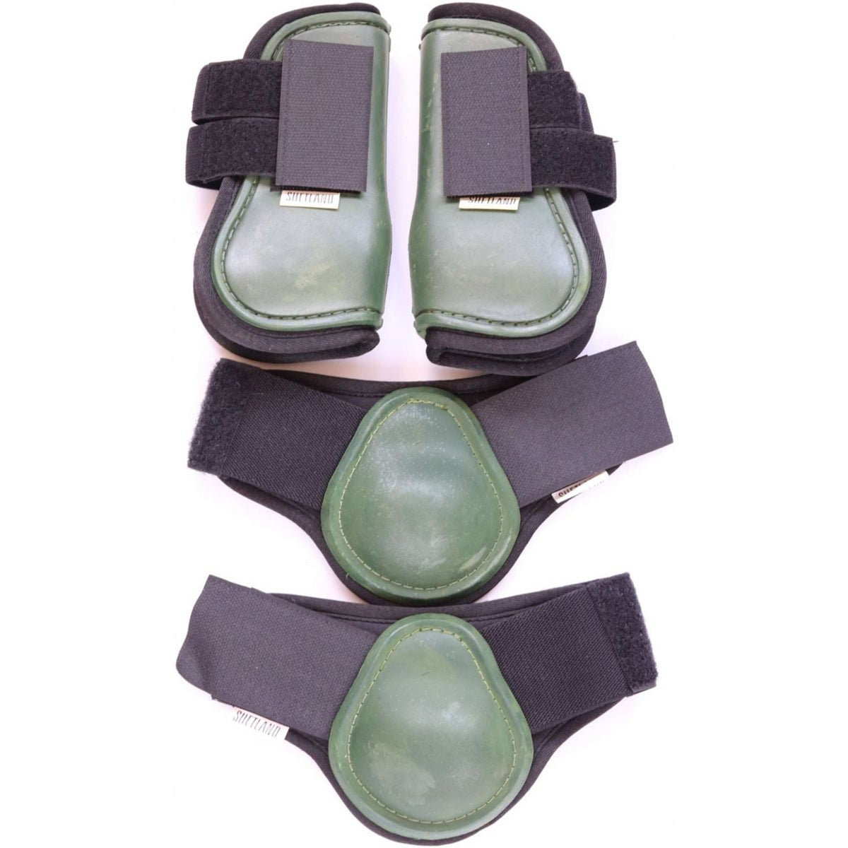 HB Ruitersport Set di Protezioni per Gambe Verde