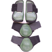 HB Ruitersport Set di Protezioni per Gambe Verde