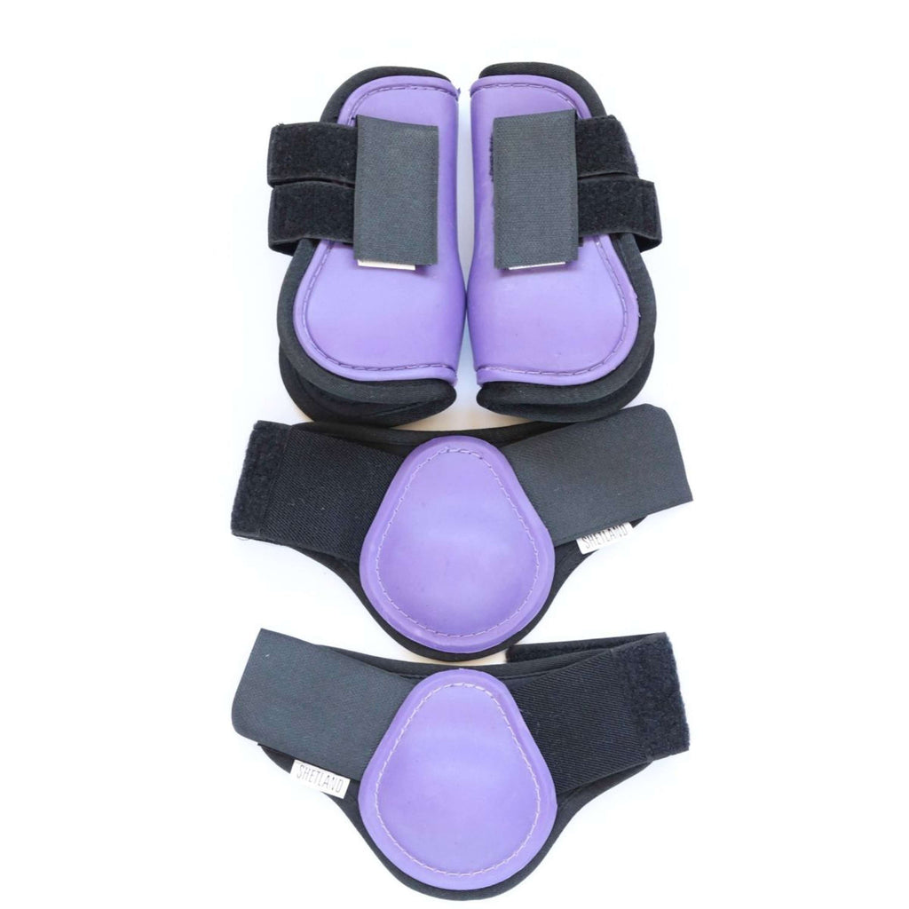 HB Set di Protezioni per Gambe Viola