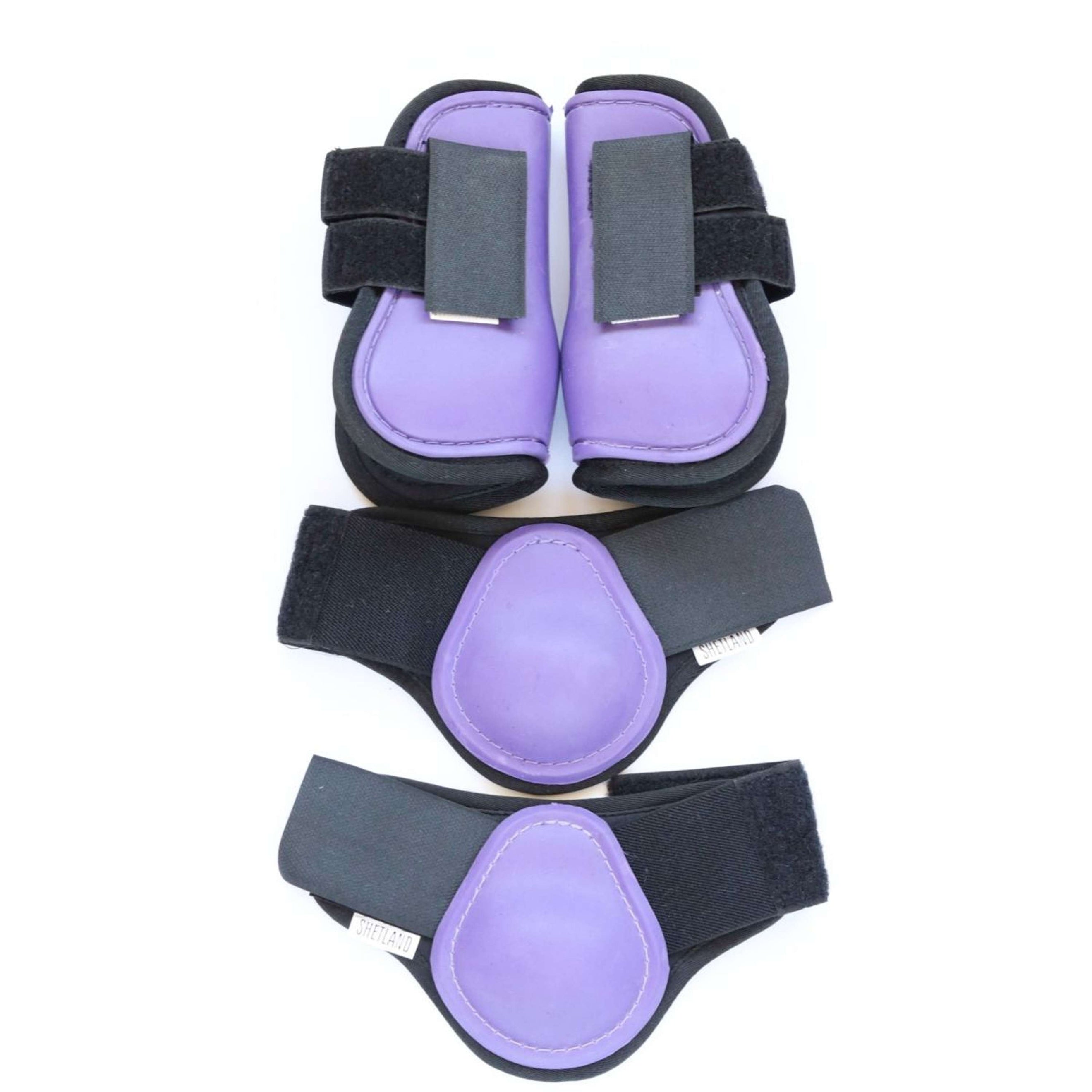HB Set di Protezioni per Gambe Viola