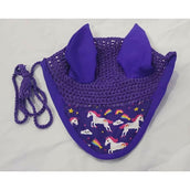 HB Ruitersport Cuffietta Unicorn Viola