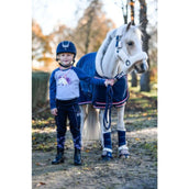 HB Ruitersport Coperta da esposizione Dutch Crown Little Sizes Navy