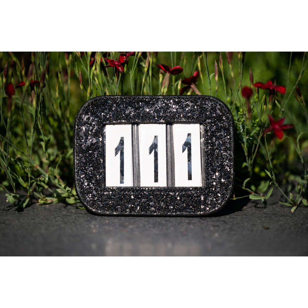 HB Numeri per testiera Glitter Nero