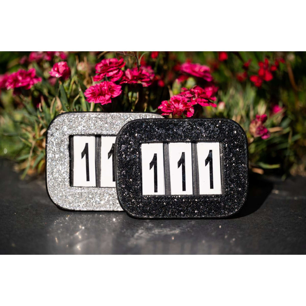 HB Numeri per testiera Glitter Nero