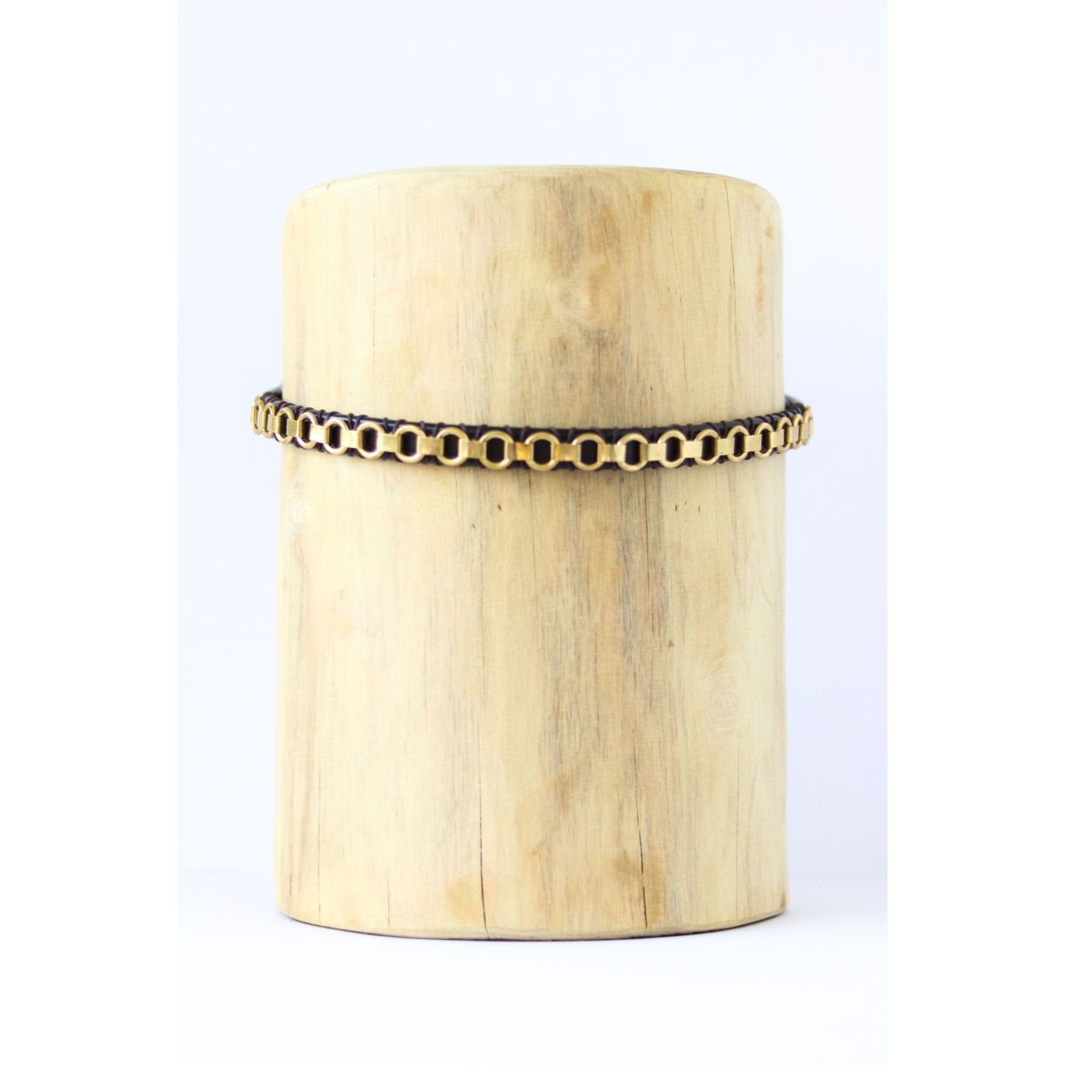 HB Frontalino Golden Chain Marrone