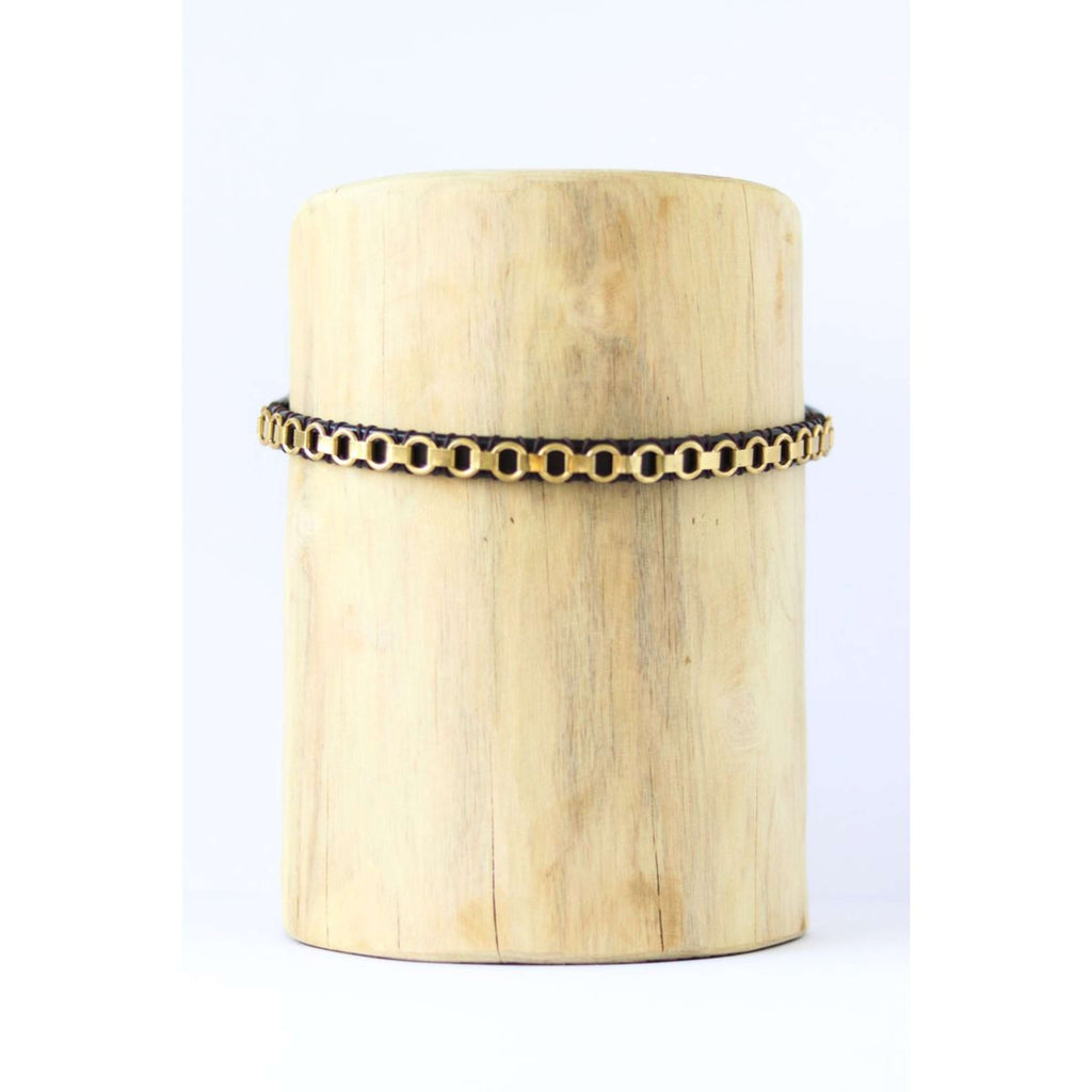HB Frontalino Golden Chain Marrone