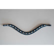 Glitter nero/blu scuro