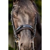 HB Ruitersport Briglia doppia Special for You Nero/Borgogna