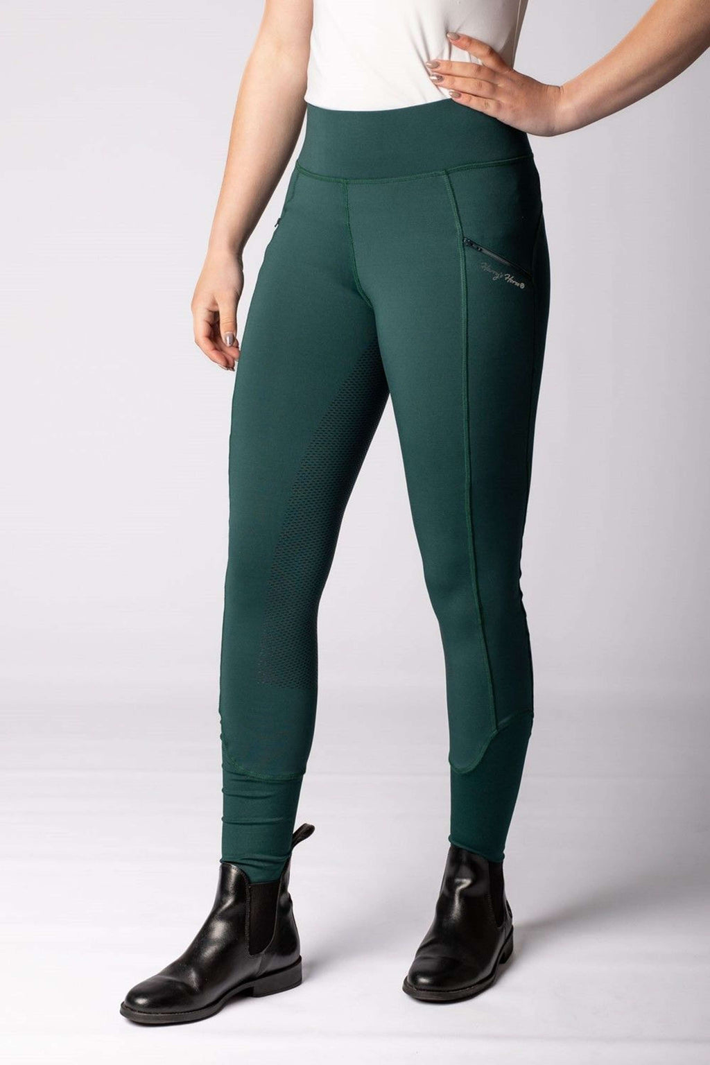 Harry's Horse Calzoni Equitights Avatar Full Grip Verde