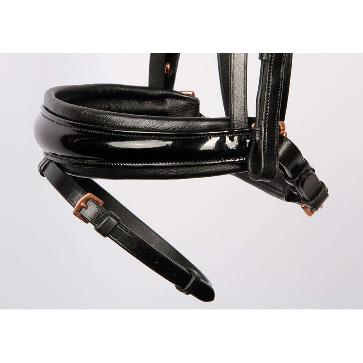 Harry's Horse Briglia Rosegold Lacque II con Caveson Svedese Nero