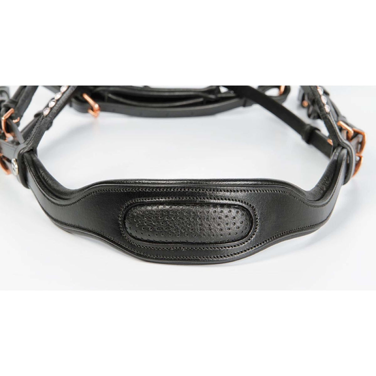 Harry's Horse Briglia Rosegold Lacque II con Caveson Svedese Nero