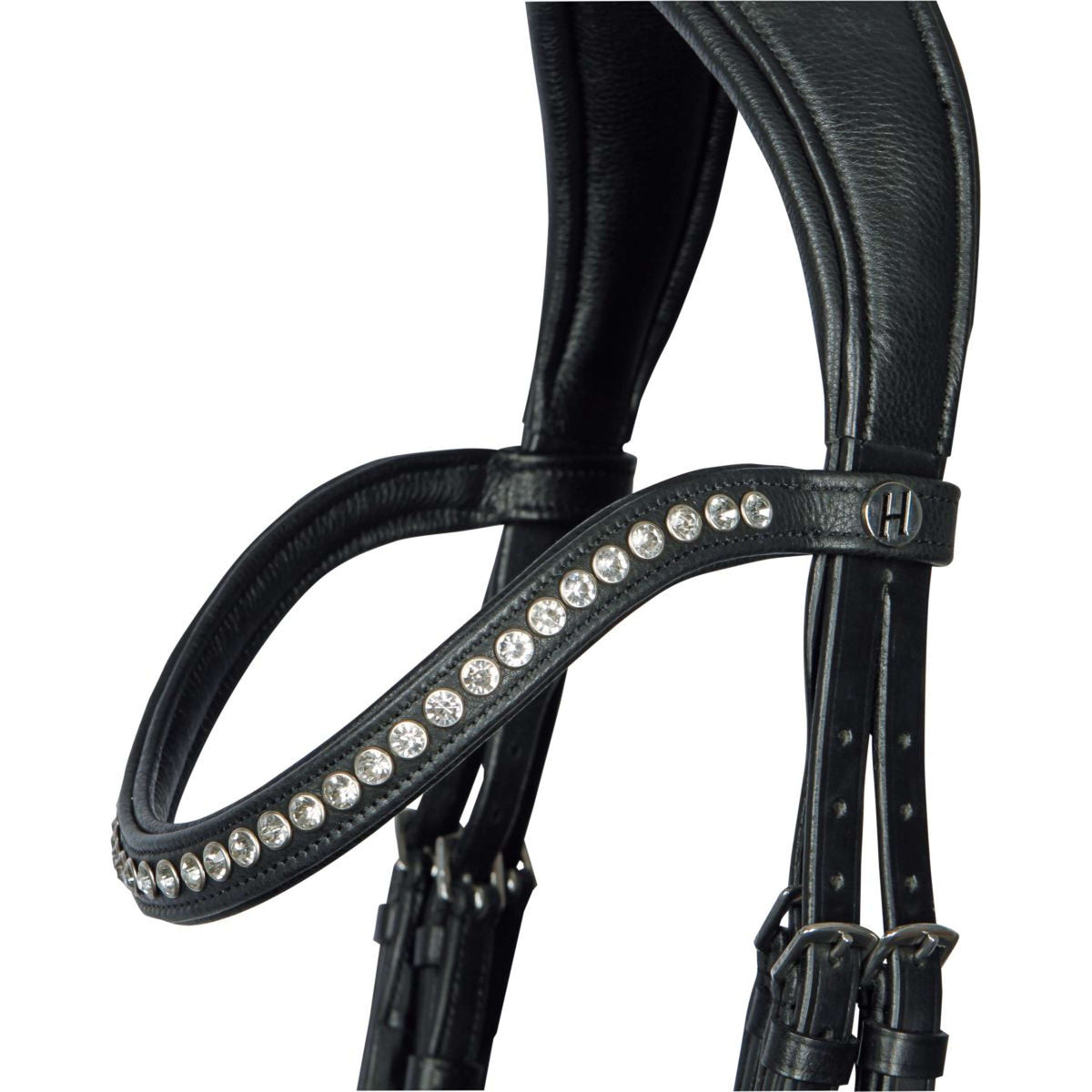 Harry's Horse Briglia Nero Soft Nero Argento