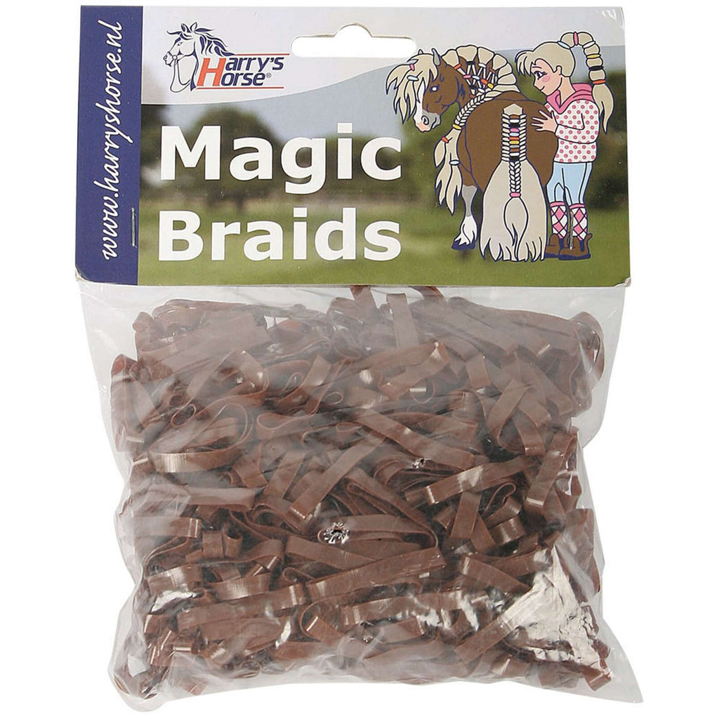 Harry's Horse Elastici Magic Braids Busta Marrone