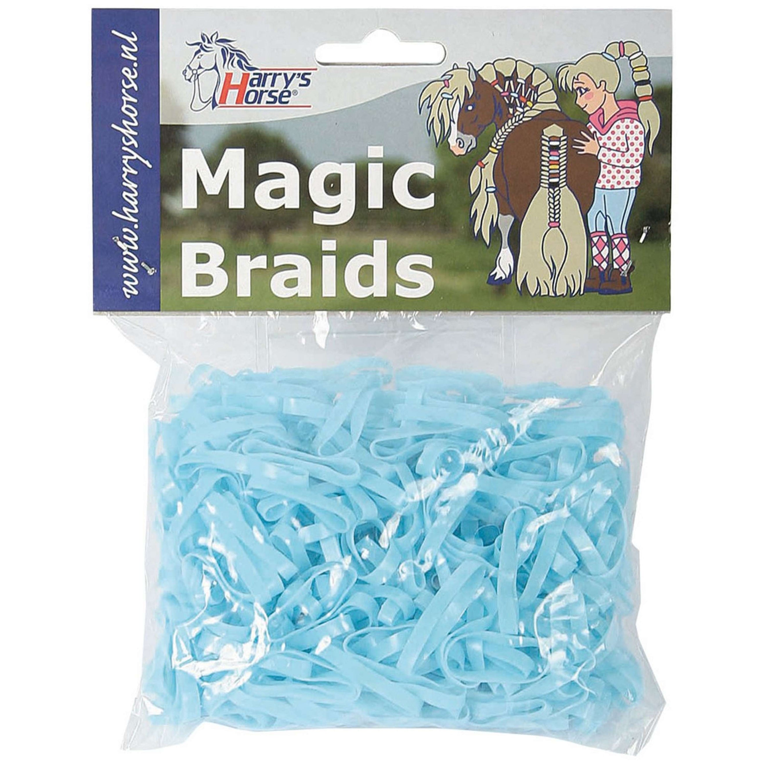 Harry's Horse Elastici Magic Braids Busta Azzurro Harry's Horse Elastici Magic Braids Busta Azzurro