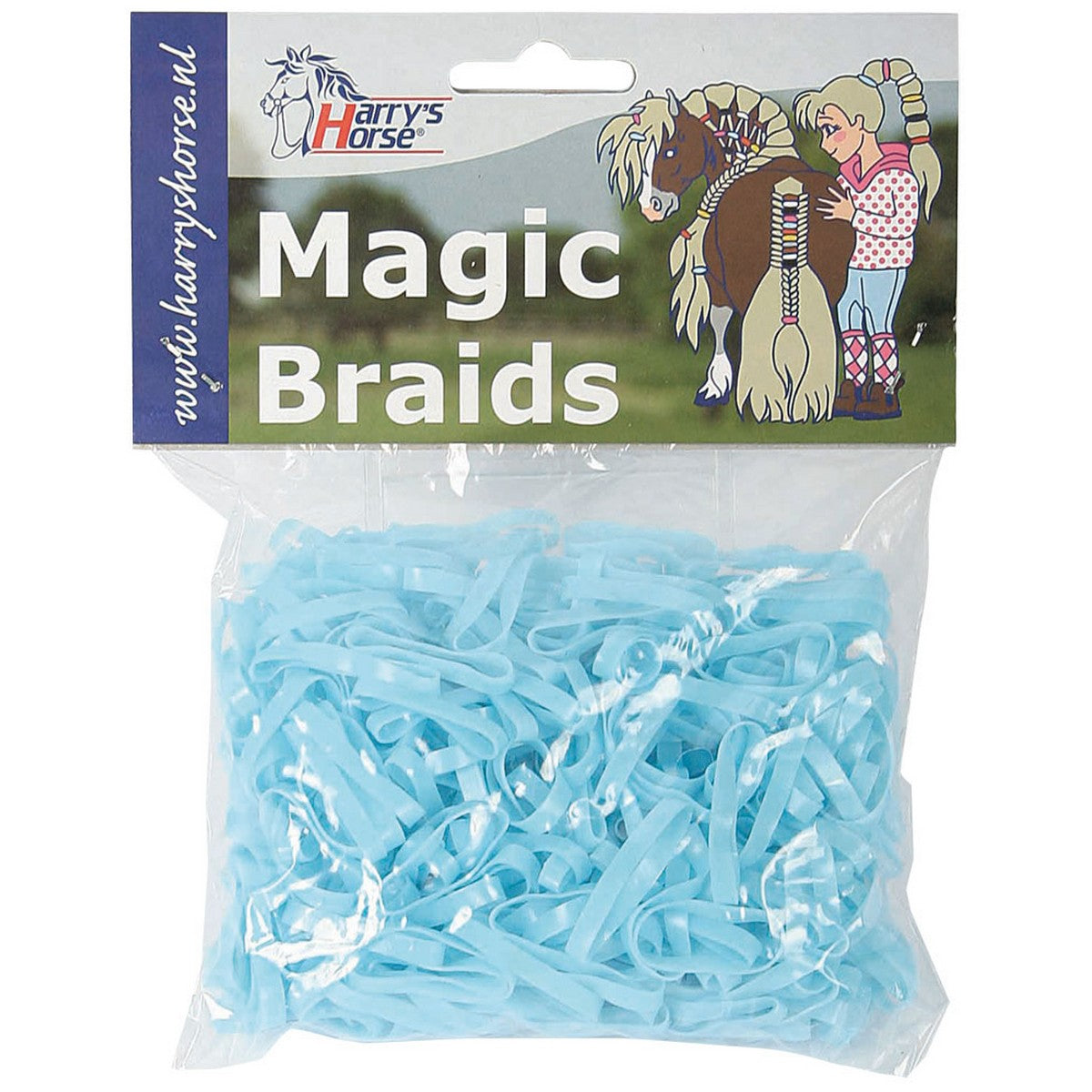 Harry's Horse Elastici Magic Braids Azzurro