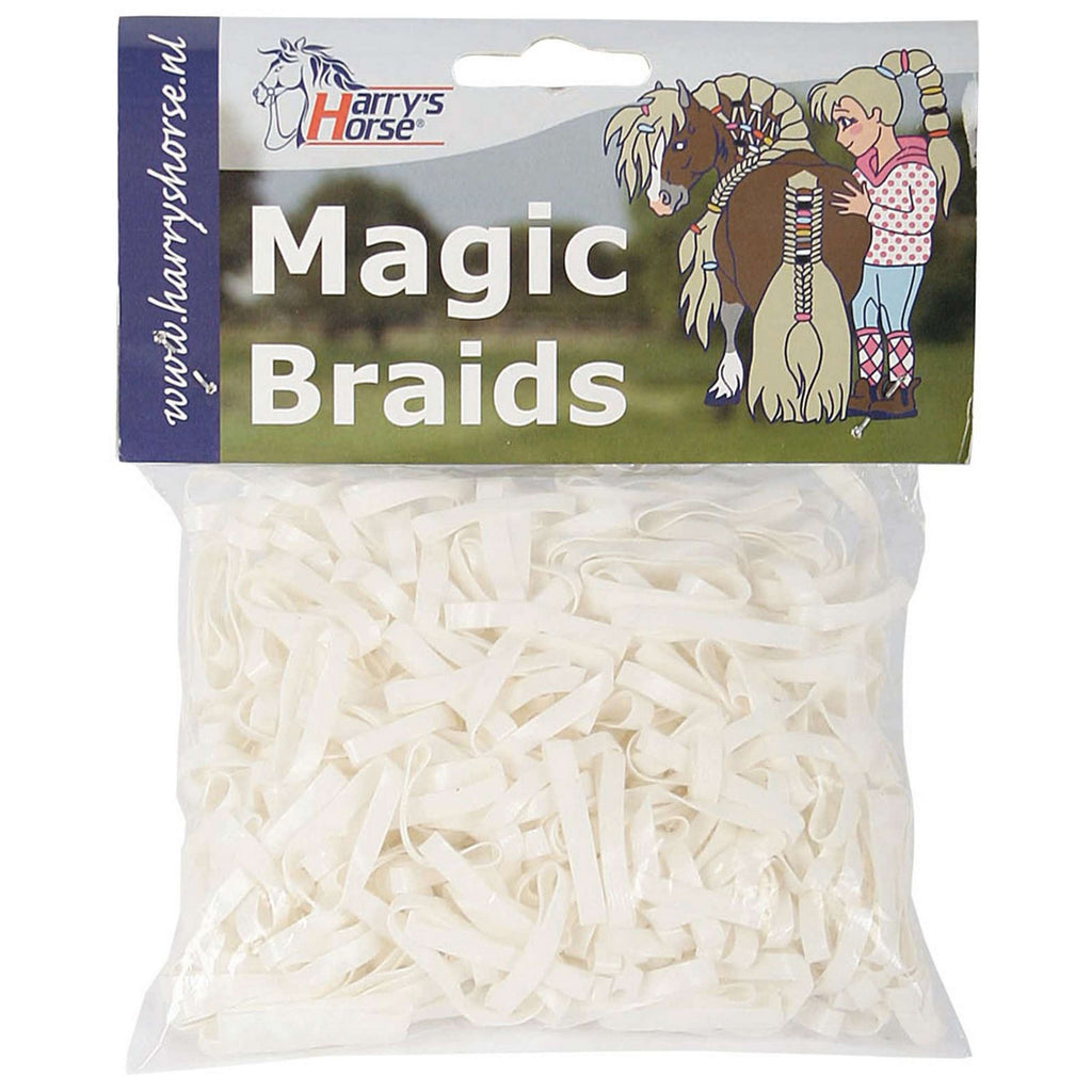Harry's Horse Elastici Magic Braids Busta Bianco