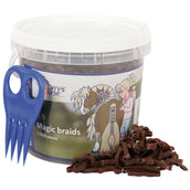 Harry's Horse Elastici Magic Braids Marrone