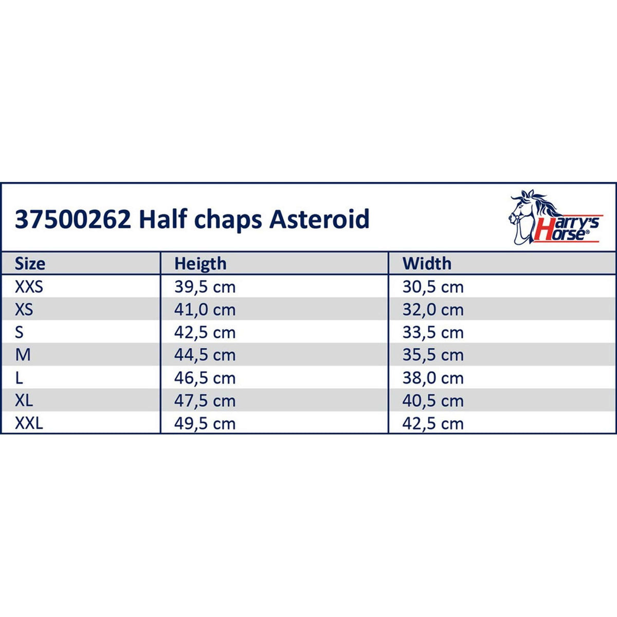 Harry's Horse Minichaps Asteroid Nero