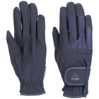 Harry's Horse Guanti da Equitazione Domy Suede Mesh Navy