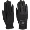 Harry's Horse Guanti da Equitazione Domy Suede Mesh Nero
