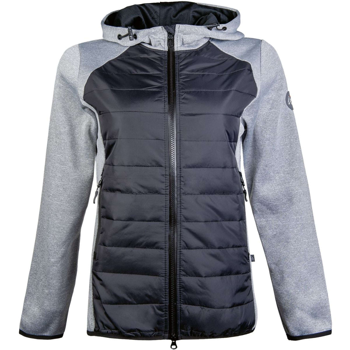 HKM Felpa Sportiva Style Grigio scuro/Nero/Nero