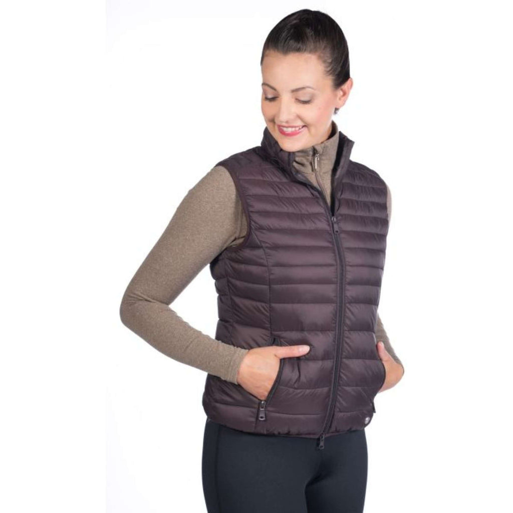 HKM Gilet Lena Marrone scuro