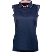 HKM Poloshirt Classico Senza Maniche Blu scuro