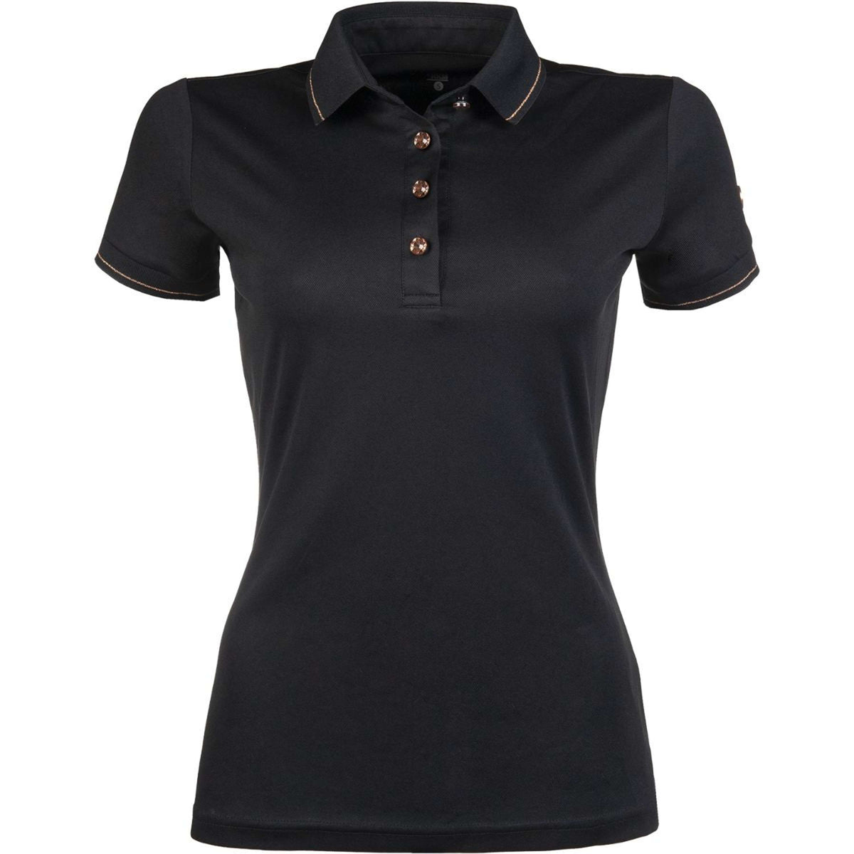 HKM Poloshirt Rosegold Glamour Nero/Oro rosa