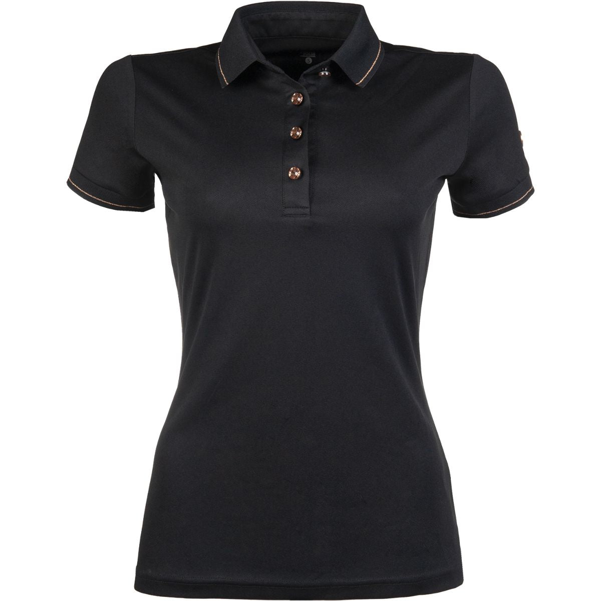 HKM Poloshirt Rosegold Glamour Nero/Oro rosa