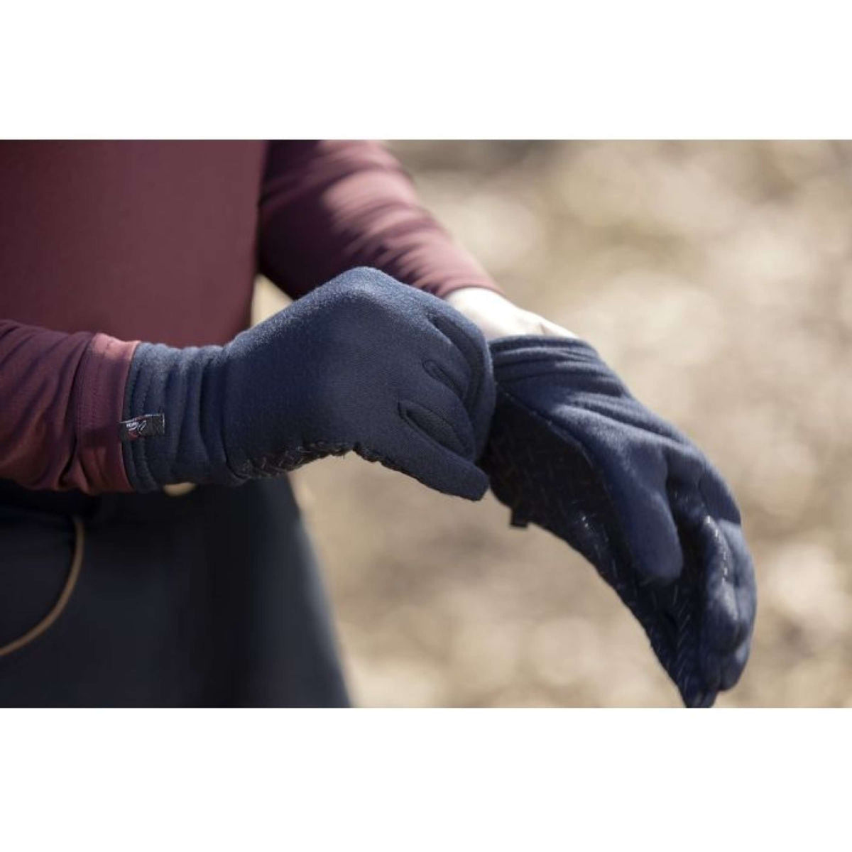 HKM Guanti Polar Blu scuro