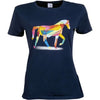 HKM Maglietta Colourful Horse Blu scuro