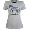 HKM Maglietta Graphical Horse Grigio chiaro/Melange