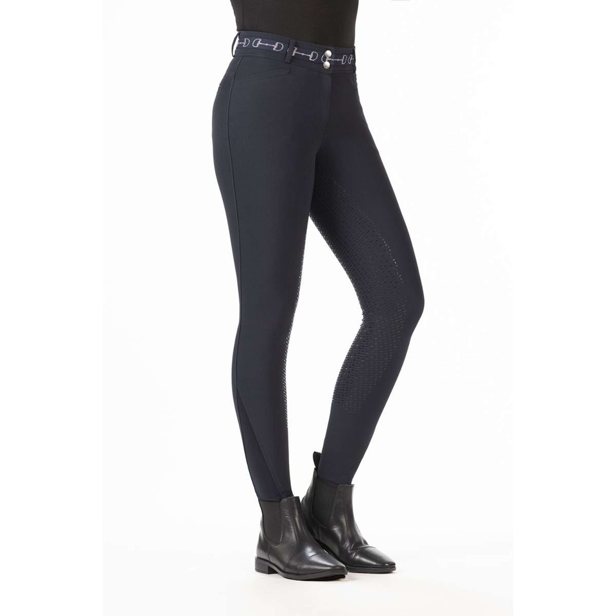 HKM Pantaloni da Equitazione Monaco Blu scuro