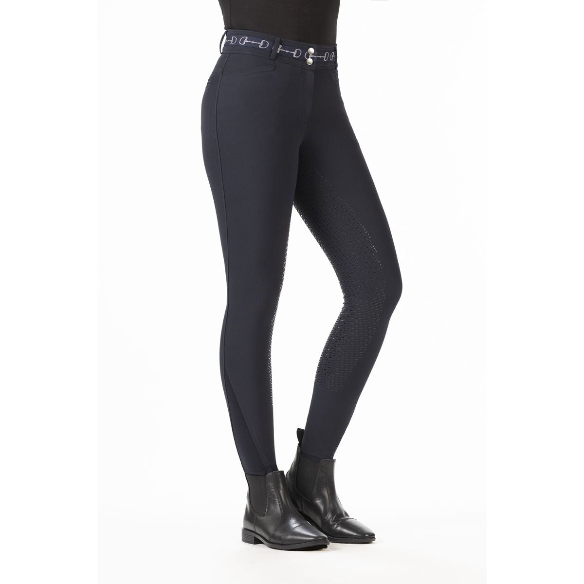 HKM Pantaloni da Equitazione Monaco Blu scuro